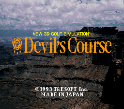 Devil's Course (Japan) (Sample) Title Screen